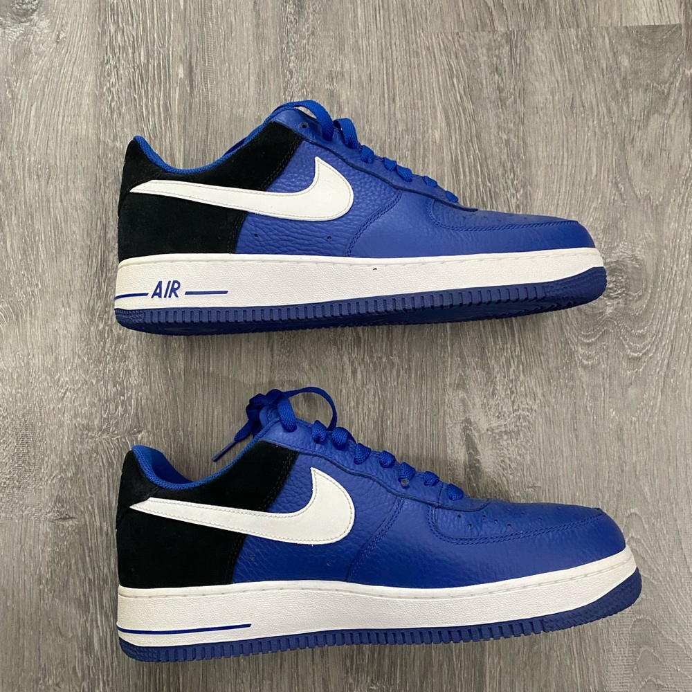 Blue | Black Leather AF1